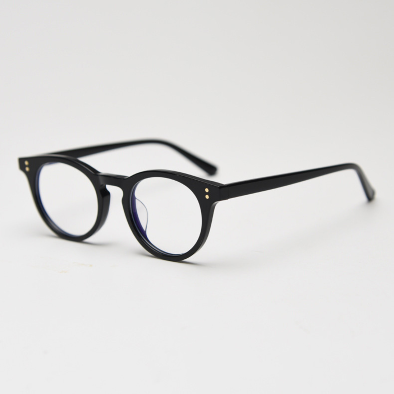 Eterlens｜デザイナーコレクションのボストン型フレーム｜度付き対応｜キーホールブリッジメガネ-Eterlens