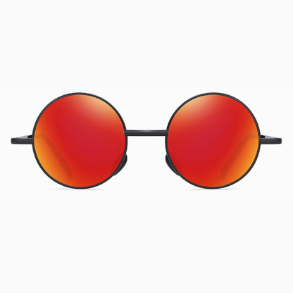 Eterlens | クラシックメタルラウンドフレーム | 折りたたみ  偏光調光 | メンズドライブメガネ-Eterlens