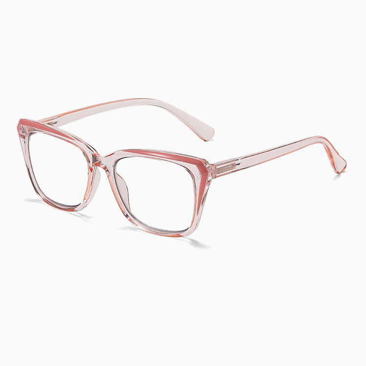 フォックス型 チークカラー遠近両用老眼鏡