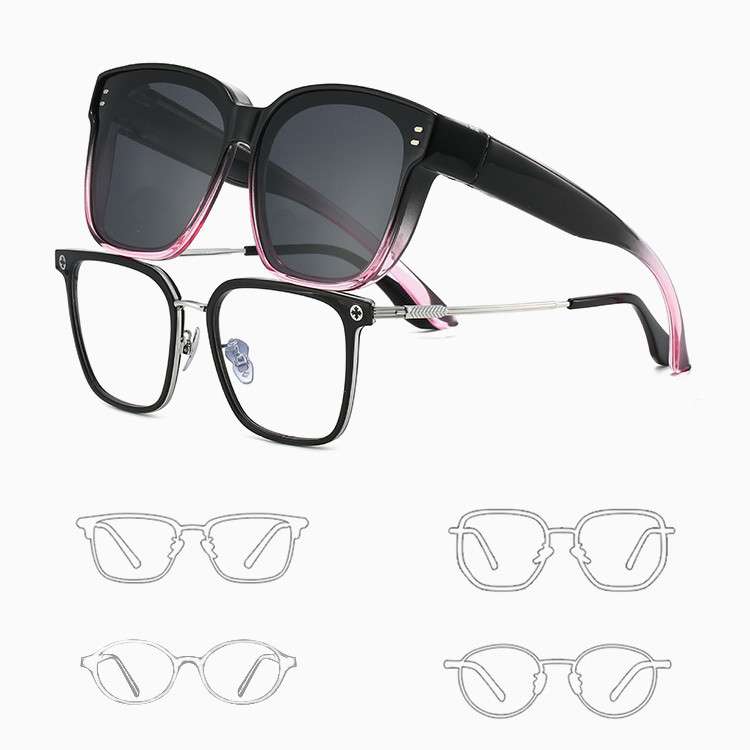 Eterlens｜TR90シンプルリベットモデル｜1本2役偏光タイプ｜メガネの上からかけられるオーバーグラス-Eterlens