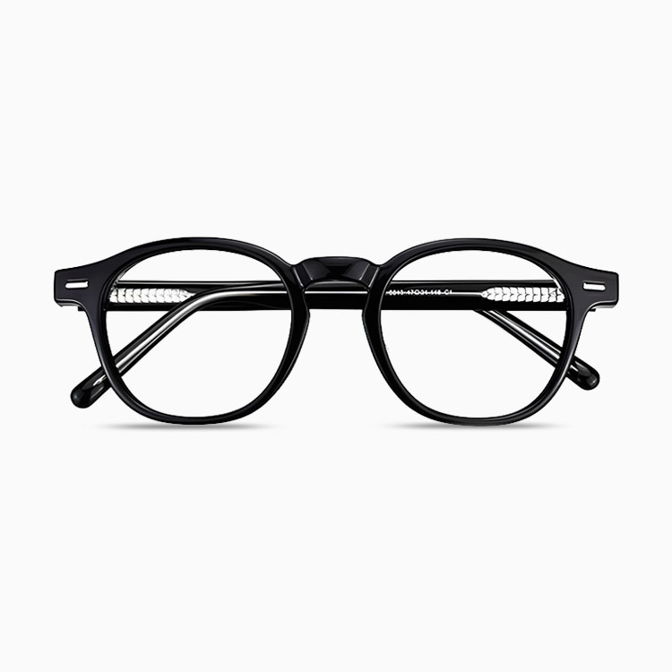 Eterlens｜レトロ風小さめスクエアフレームメガネ｜高密度アセテート素材