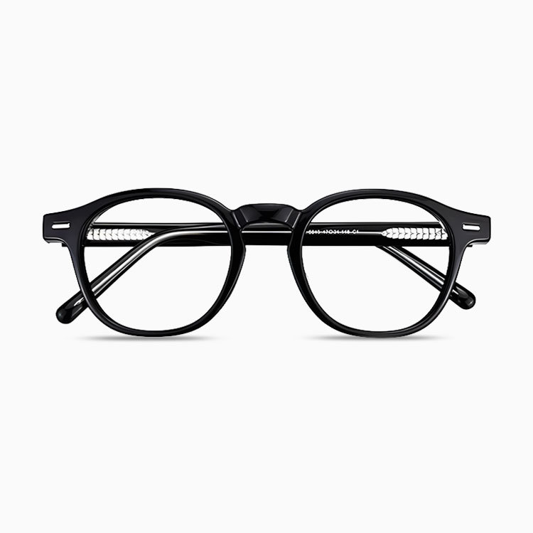 Eterlens｜レトロ風小さめスクエアフレームメガネ｜高密度アセテート素材