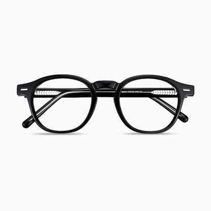 Eterlens｜レトロ風小さめスクエアフレームメガネ｜高密度アセテート素材