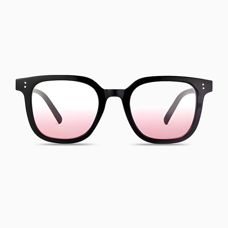 Eterlens｜新作グラデーションチークレンズメガネ｜TR90ブルーライトカット｜小顔見え効果