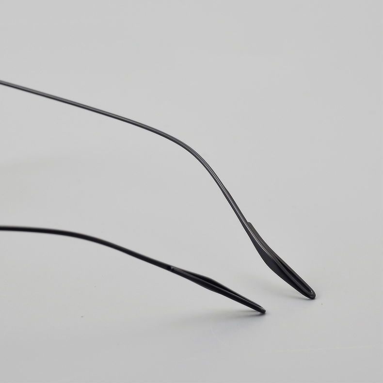 Eterlens｜レトロなラウンド型チタン製超軽量9.5gメガネ｜華奢で上品｜オーダーメイド