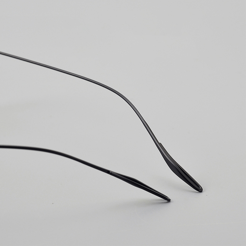 Eterlens｜レトロなラウンド型チタン製超軽量9.5gメガネ｜華奢で上品｜オーダーメイド