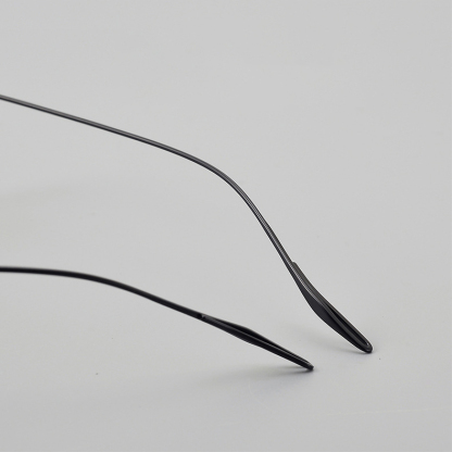 Eterlens｜レトロなラウンド型チタン製超軽量9.5gメガネ｜華奢で上品｜オーダーメイド