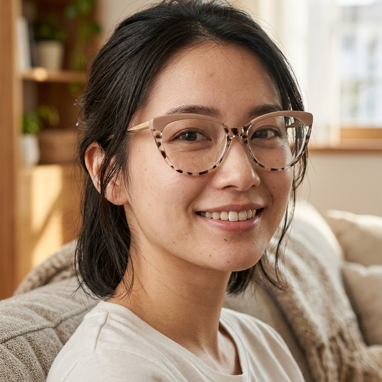 Eterlens│上質なキャットアイ型メガネ