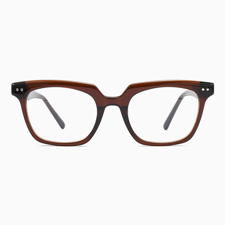 Eterlens｜アセテート製ウェリントン型メガネ｜クラシックな太セル