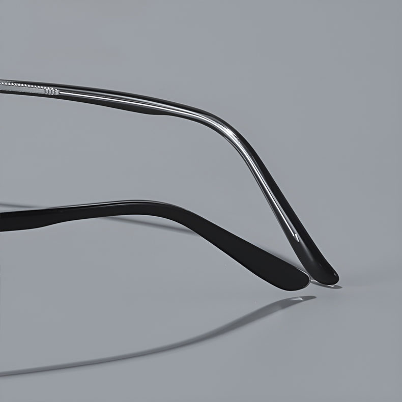 Eterlens｜レトロ風小さめフレーム芯張りテンプルメガネ｜上質感溢れる