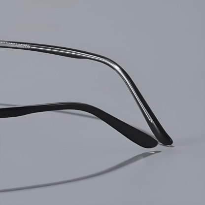 Eterlens｜レトロ風小さめフレーム芯張りテンプルメガネ｜上質感溢れる