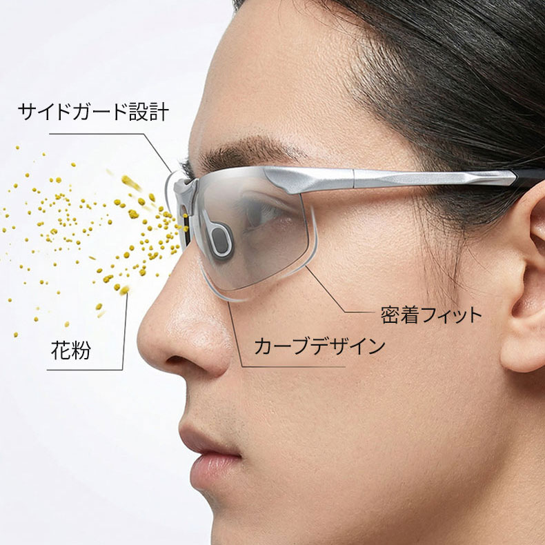 Eterlens│新作アウトドア用花粉対策偏光サングラス