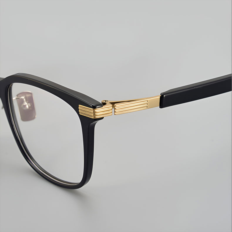 Eterlens｜職人手作りウェリントン型メガネ｜クラシックな太セル｜カスタムメイド