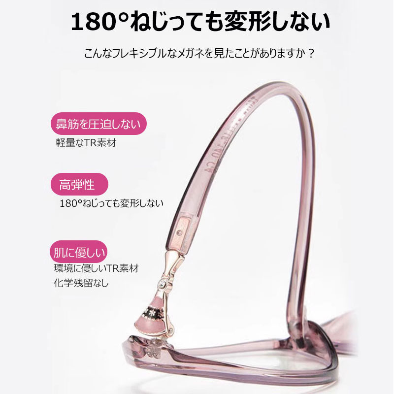 Eterlens エレガントで透明なブルーライトカット老眼鏡 | おしゃれさんに欠かせない/ビジネス | カジュアルに活躍 - 商品画像 7/10 (CatEye BlueGuard)