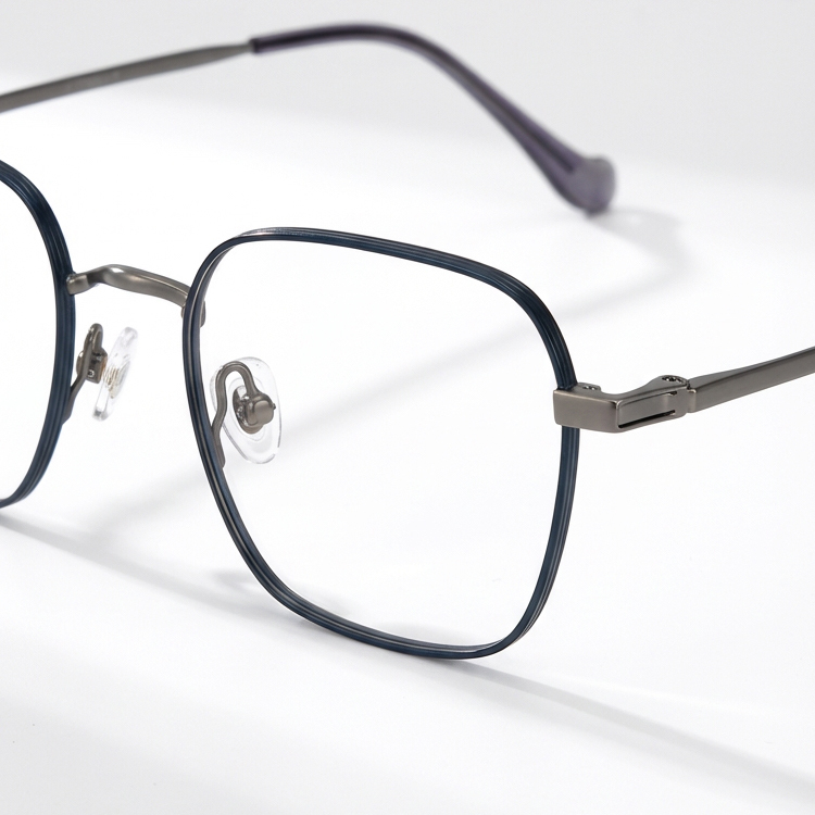 Eterlens-クラシックなメタルスクエアフレーム