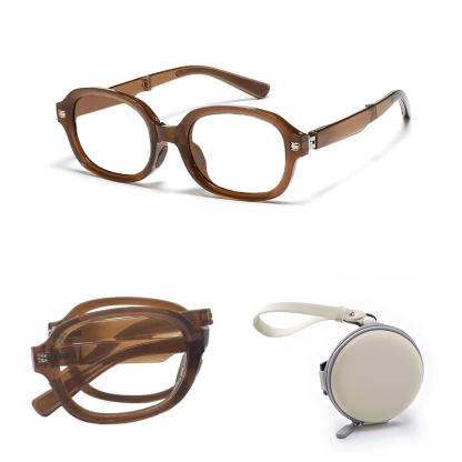 Eterlens コンパクトにしまえる 折りたたみ式シニアグラス-Eterlens