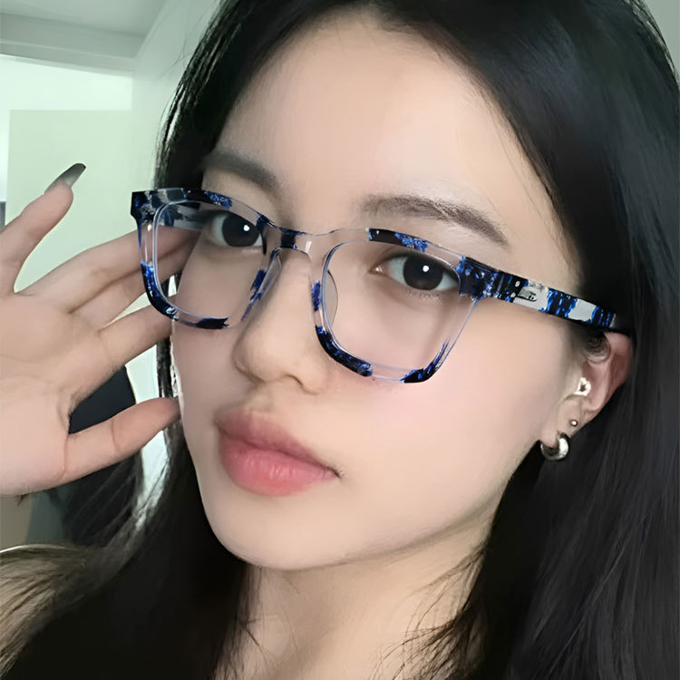 Eterlens | 水墨調ウェリントン型老眼鏡 | ブルーライトカット | ユニークなデザイン