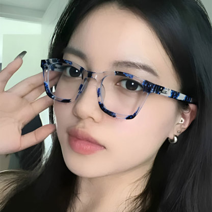 Eterlens | 水墨調ウェリントン型老眼鏡 | ブルーライトカット | ユニークなデザイン