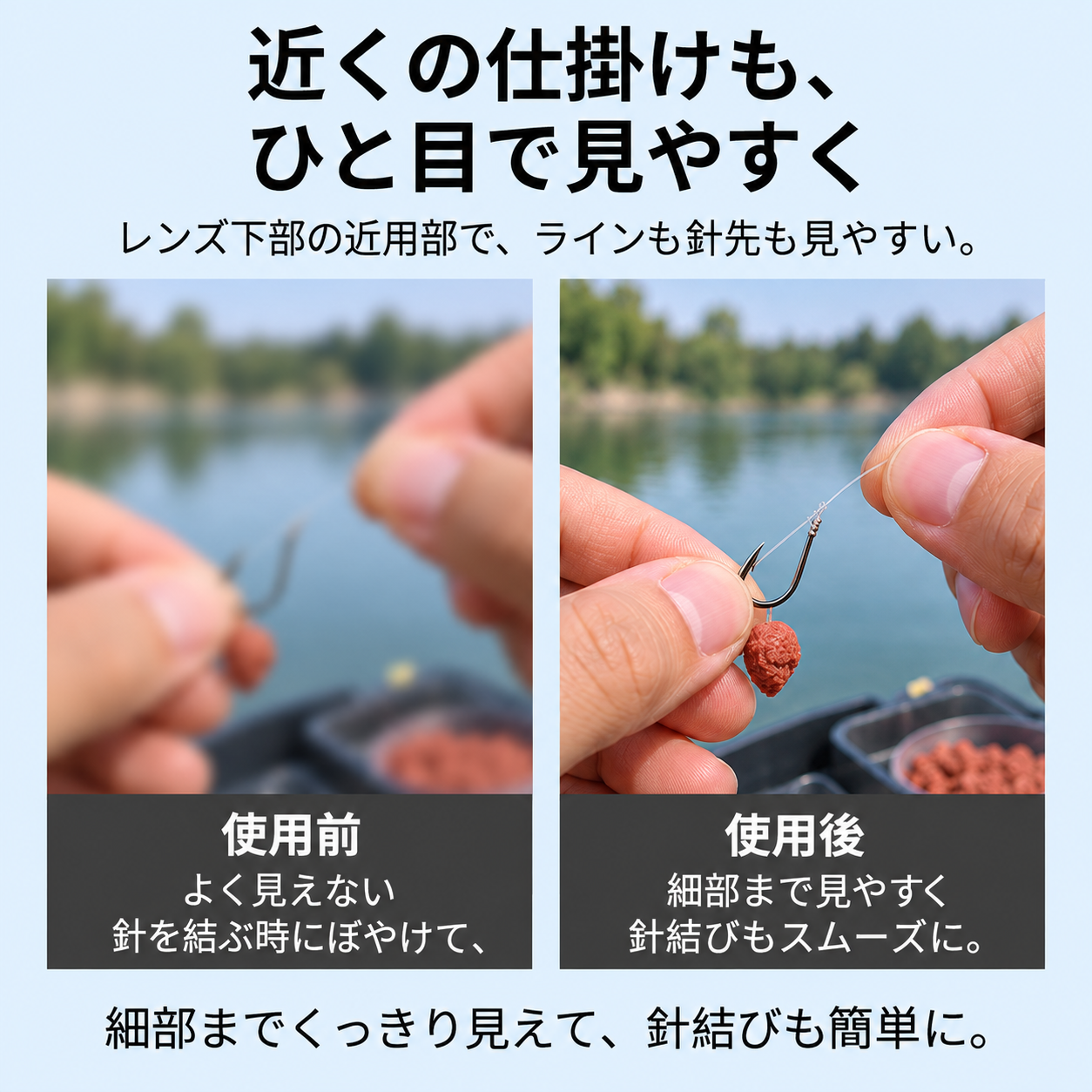 Eterlens │グレー偏光釣り用メガネ