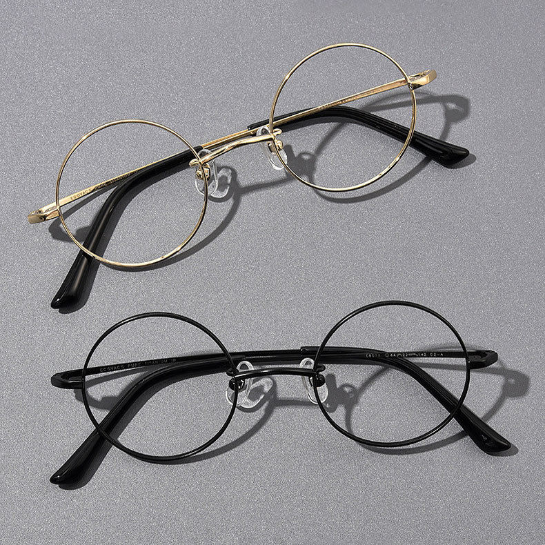 Eterlens | クラシックなレトロラウンドアメガネ | 軽量で快適