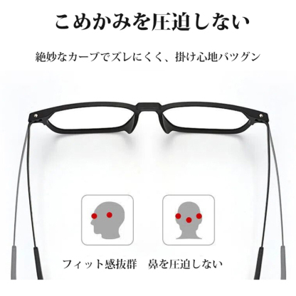 Eterlens 超軽量チタンブルーライト対策老眼鏡-Eterlens