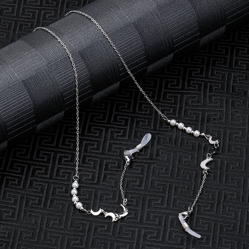 Eterlens おしゃれな純チタン製軽量眼鏡チェーン-Eterlens