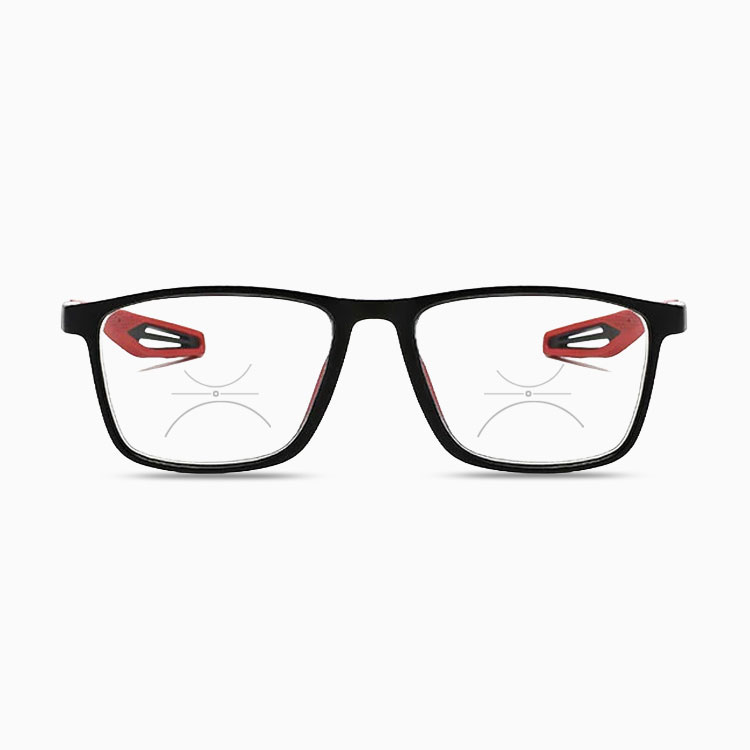 スポーツスタイル累進多焦点調光レンズ老眼鏡