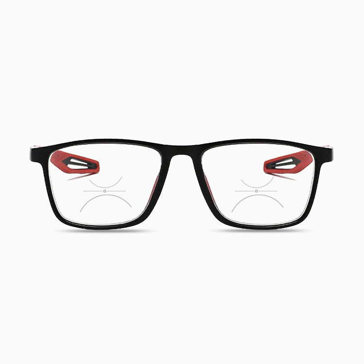 スポーツスタイル累進多焦点調光レンズ老眼鏡