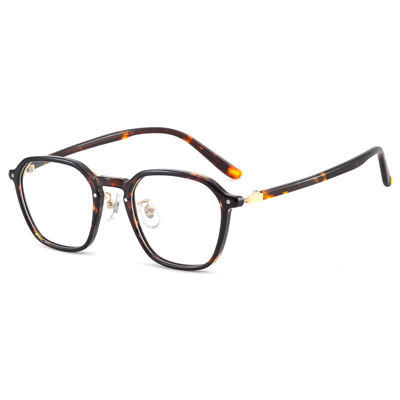 Eterlens｜レトロ風小さめフレーム芯張りテンプルメガネ｜上質感溢れる