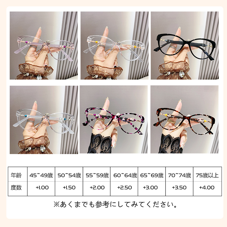 キャットアイ ビューティーモード老眼鏡 | CatEye Progressive - 商品画像 4/12