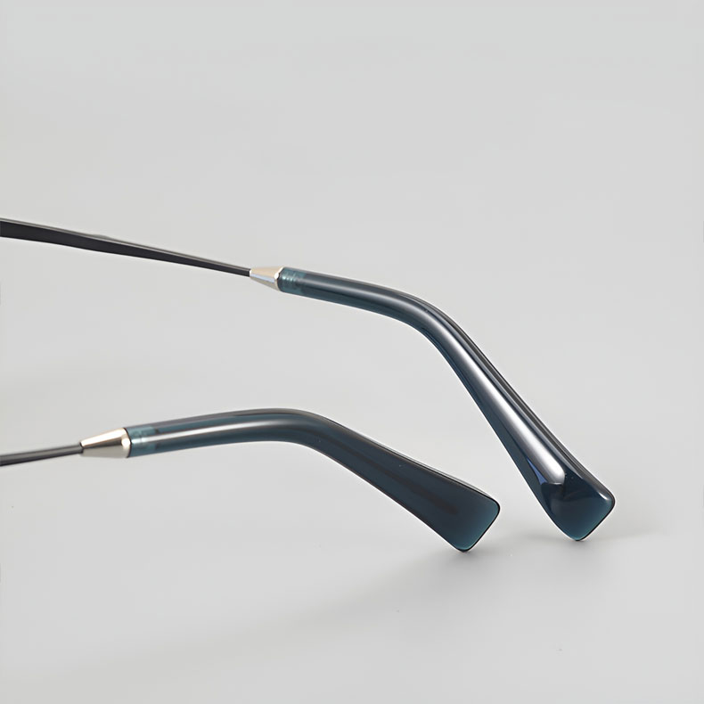 【小顔効果・知的な印象】Eterlens 度付きメガネ ウェリントン スクエア | 高級チタンフレーム 超軽量 | メンズ・レディース 鯖江風デザイン - 商品画像 12/16 (Wellington RxReady)