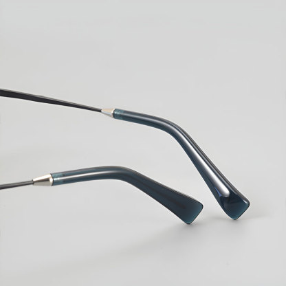 Eterlens|ボストン型メタルブリッジメガネ|クラシックなデザイン|オーダーメイド