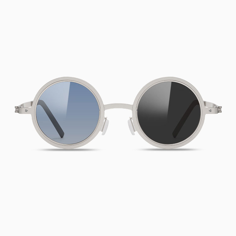 Eterlens│丸型回転調節可能な調光サングラス│クリアな偏光レンズ│UV カット