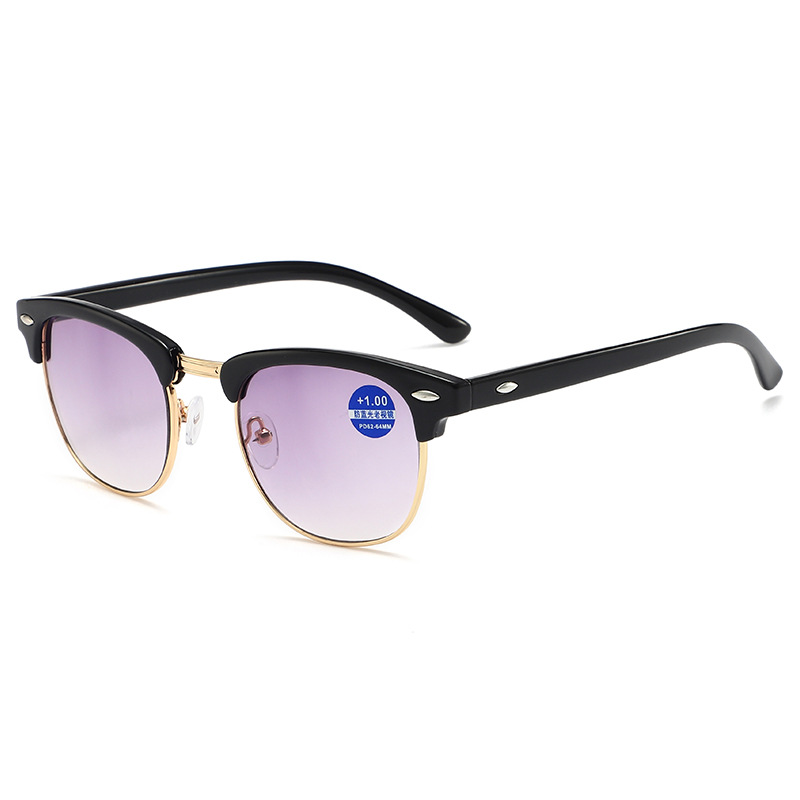 遠近両用二重焦点ブルーライトカット老眼鏡