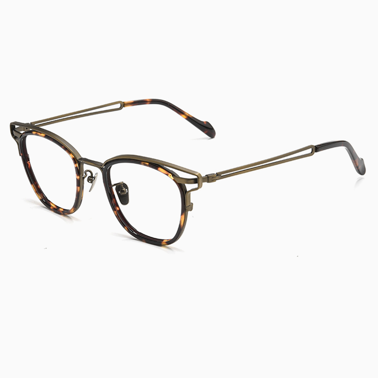 Eterlens｜レトロ感漂う上質なアセテートチタン製メガネ│度付き対応｜匠の技が光る一本