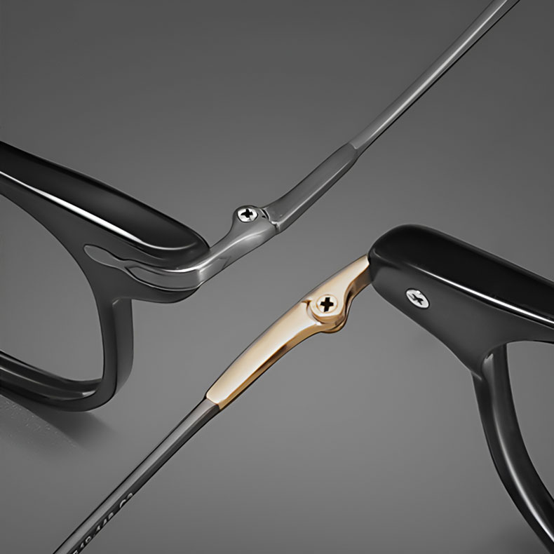 Eterlens | デザイナーズモデルのアセテート＋チタンフレームメガネ | トレンド感あふれる