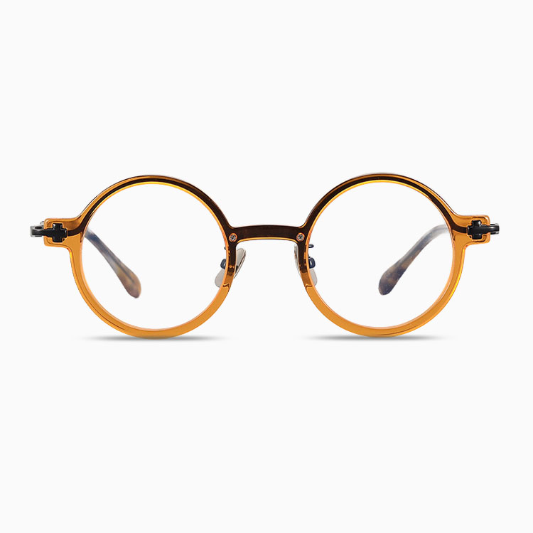 Eterlens | レトロ風ラウンド型アセテートメガネ | スタイリッシュ | オーダーメイド