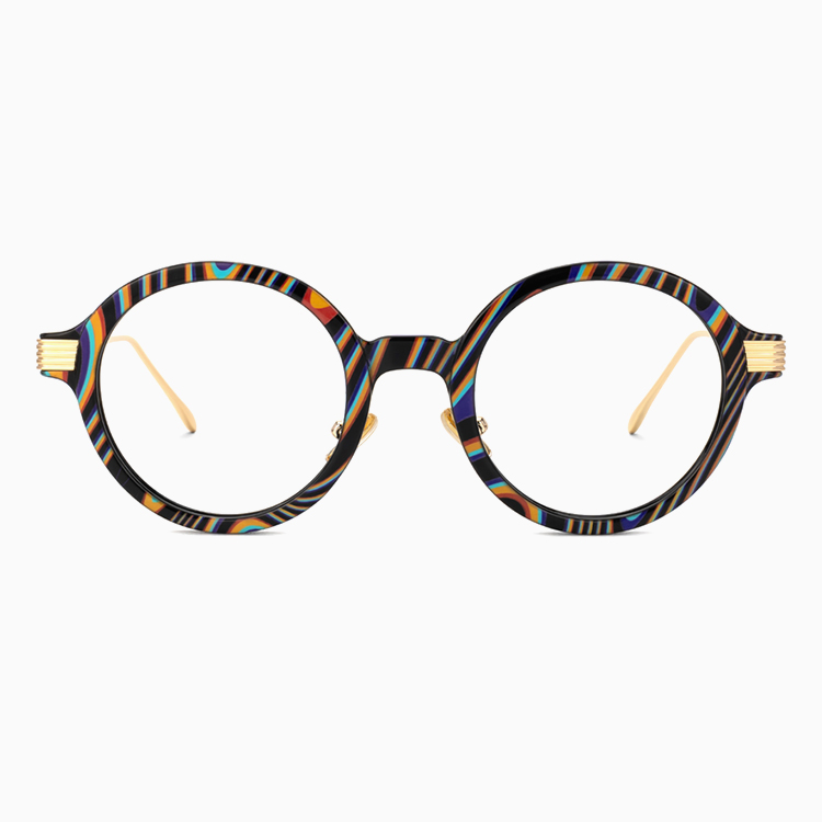 Eterlens-時の円環シリーズ木調メガネ