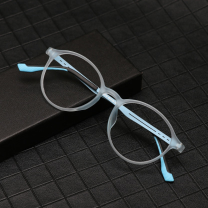 Eterlens│軽量TR90フルリム | 光感変色 紫外線防止 | レトロラウンド型老眼鏡-Eterlens