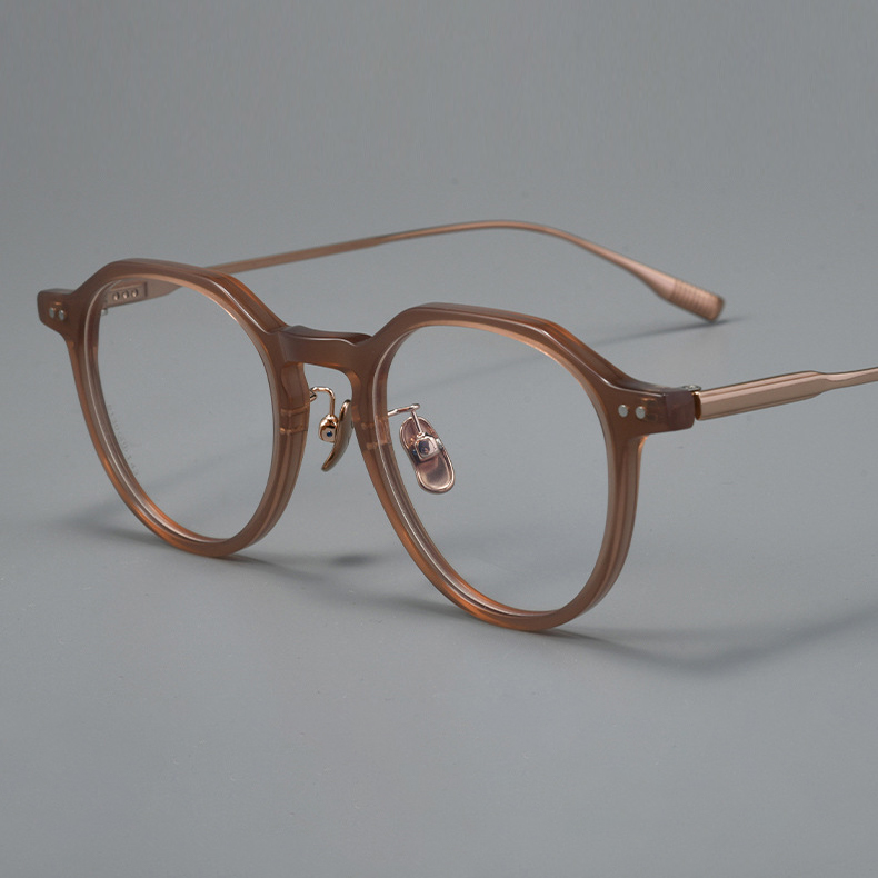 Eterlens｜クラウンパント型アセテートメガネ｜クラシックでおしゃれ｜オーダーメイド