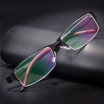 Eterlens｜合金ハーフリム｜スポーツビジネススタイルメガネ