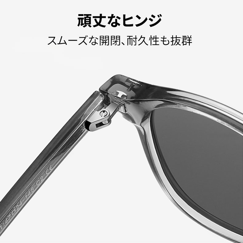 【小顔効果・ミニマリズム】Eterlens | 強化TAC偏光レンズ| UV400・日焼け防止 | 眩しさ・反射光を徹底カット | 4K級の視界で安全運転を | 偏光サングラス