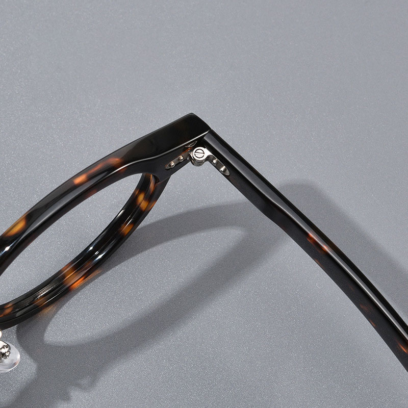 【職人仕上げ・超軽量】｜Eterlens  CROWN｜クラウンパント メガネ｜べっ甲柄｜キーホールブリッジ｜ヴィンテージ風 アセテート｜度付き対応 ユニセックス - 商品画像 10/16 (Boston RxReady)