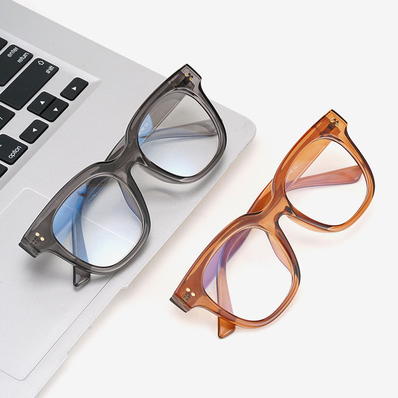 Eterlensレトロ風太セルフレームメガネ | クラシックな太セル | コーデしやすい