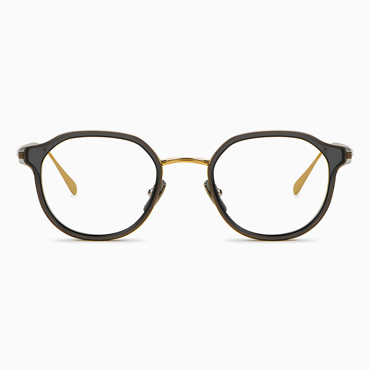 Eterlens｜高級感のある超軽量チタンビジネススタイルメガネ｜度付き対応｜レトロスタイル