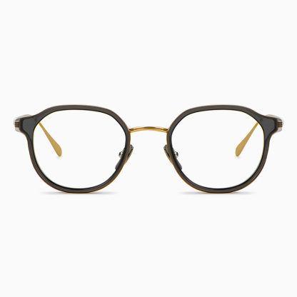 Eterlens｜高級感のある超軽量チタンビジネススタイルメガネ｜度付き対応｜レトロスタイル