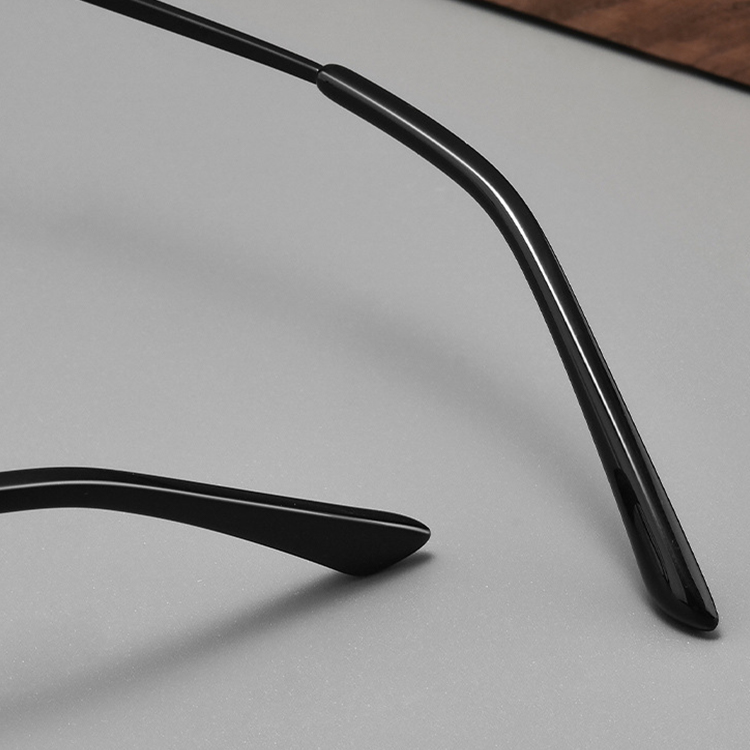 Eterlens｜12g ビッグフレームチタン製ヴィンテージ風メガネ｜度付き対応｜匠の技が光る一本