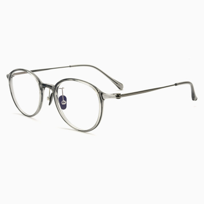 Eterlens｜小さめフレーム超軽量チタン製｜度付き対応｜レトロ風メガネ-Eterlens