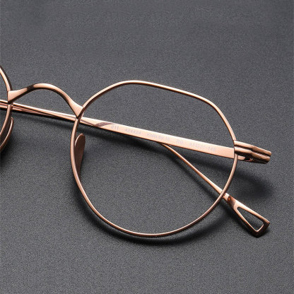 Eterlens｜多角形フレームスプラウトパットメガネ｜匠の技が光る一本