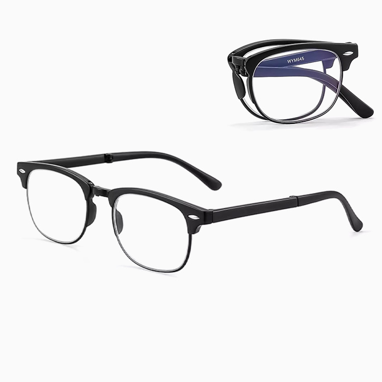 Eterlens｜軽量ハーフリム｜折りたたみ式  ブルーライトカット｜持ち運びやすい老眼鏡-Eterlens